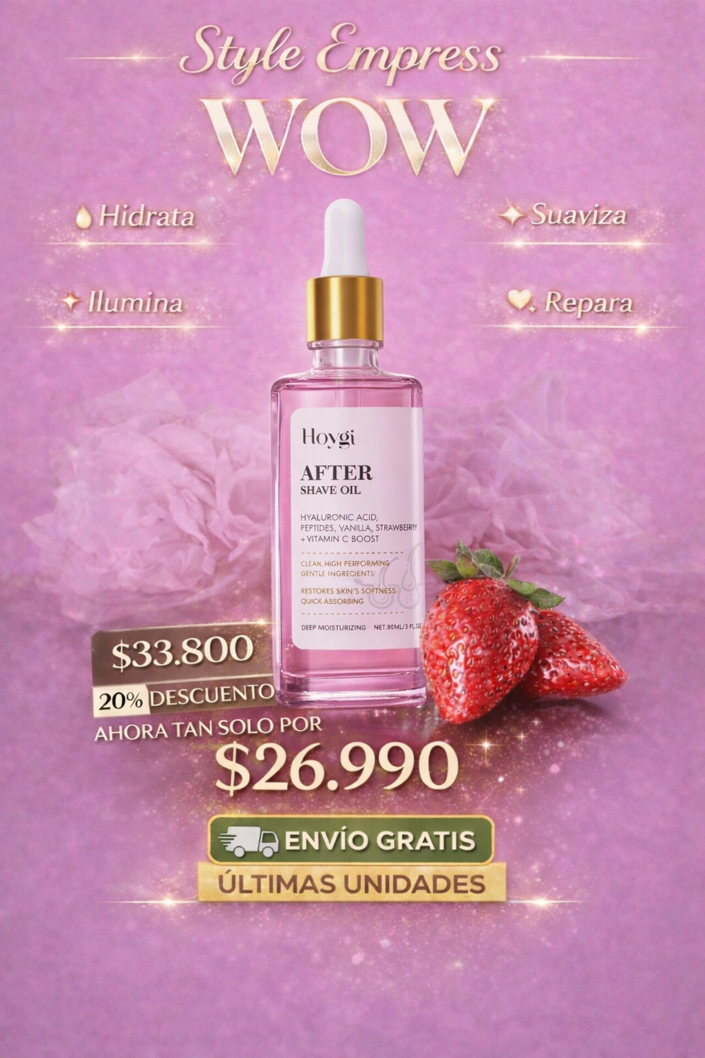 Aceite Post Afeitado Hoygi Hidratante