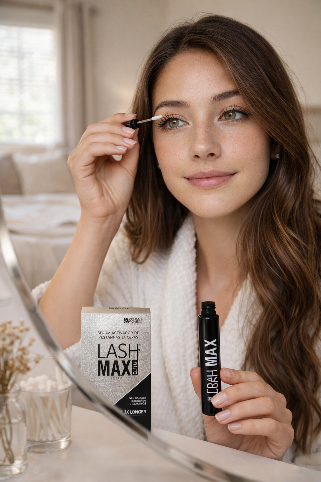 LashMax Serum Crecimiento Pestañas Cejas