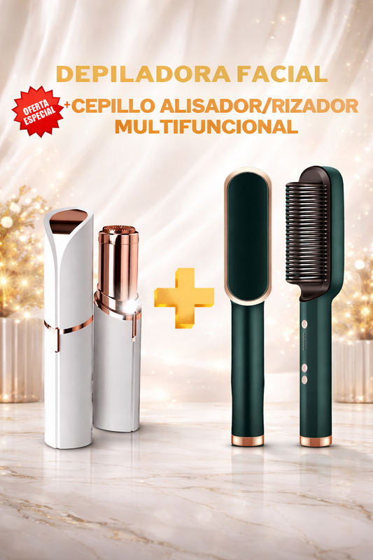 Depiladora Facial ™ + Cepillo Alisador™