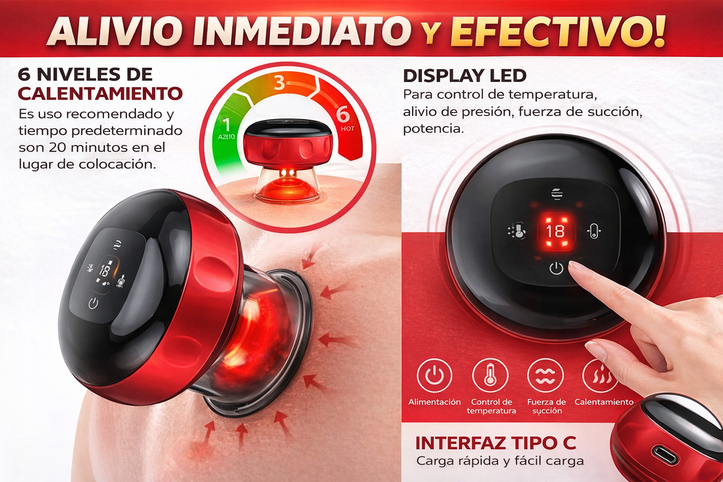 Ventosa™  Masajeadora Electrica Celulitis